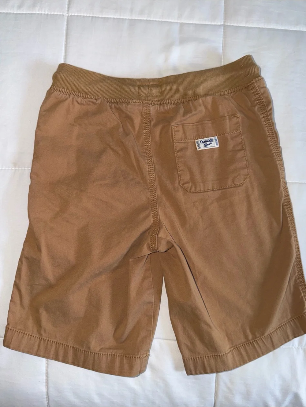 OShKosh B’gosh Boys Tan Casual Drawstring Shorts - Size 8